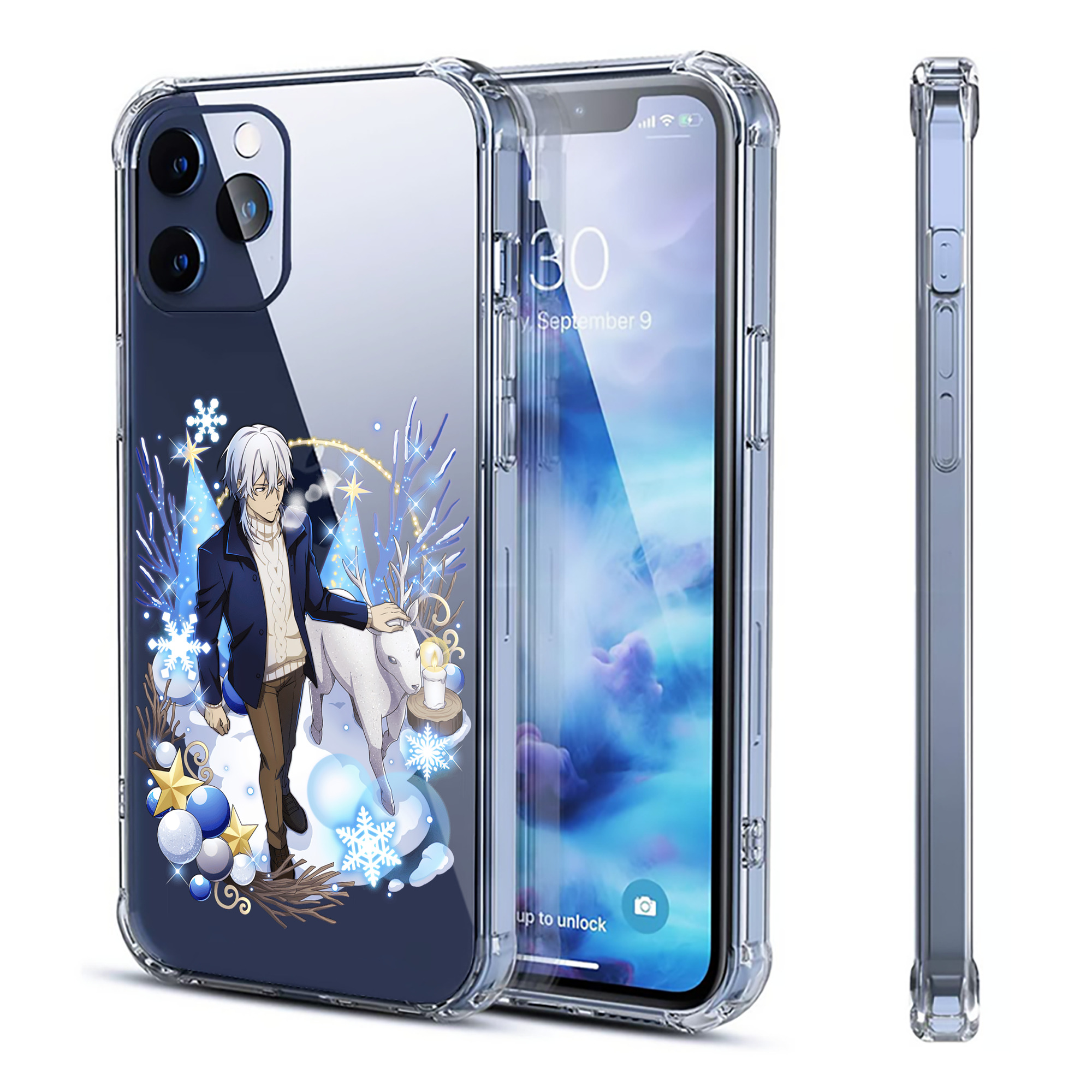 （画像用） 文豪ストレイドッグス Bungo Stray Dogs 【iPhone 12シリーズ対応】透明スマホケース（クリアソフトケース）